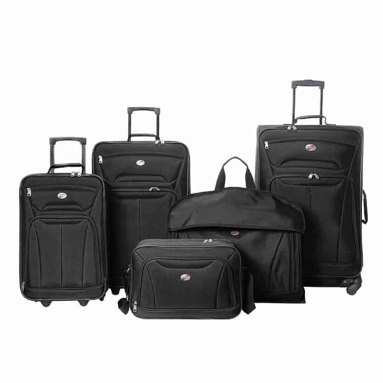 best three piece luggage set